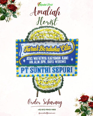 Papan Bunga Duka di Gumay Ulu